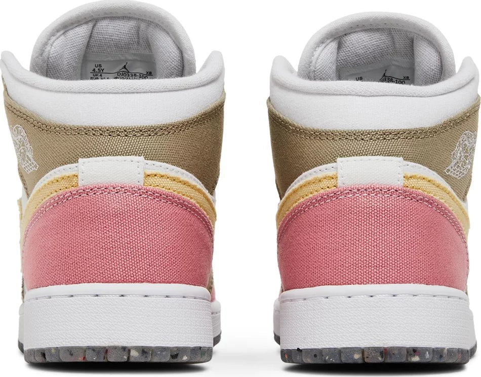 Air Jordan 1 Mid SE GS 'Pastel Grind'