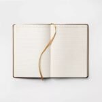 192pg Ruled Journal 10"x7" Leatherette Dark Brown Soft Cover, Narrow Lined, Teen & Adult Notebook - Image 2